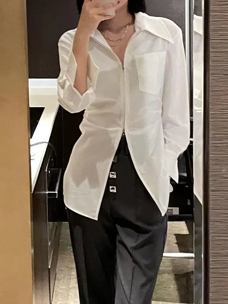 Long Sleeve Zipper Top