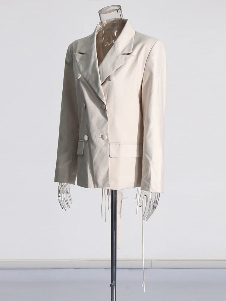 Long Sleeve Backless Slimming Coat