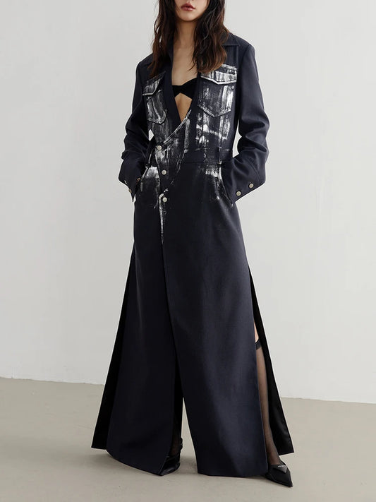 Straight Long Blazer