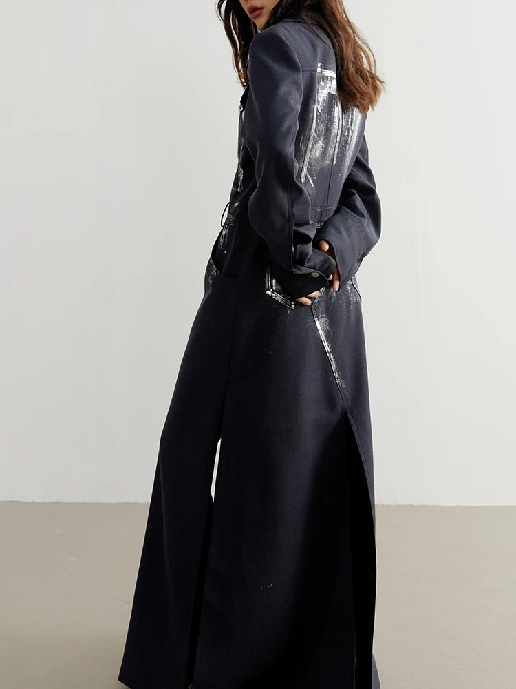 Straight Long Blazer