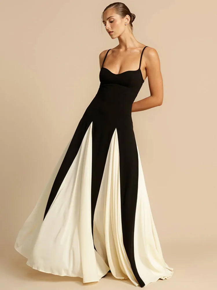 Backless Strapped Long Dress