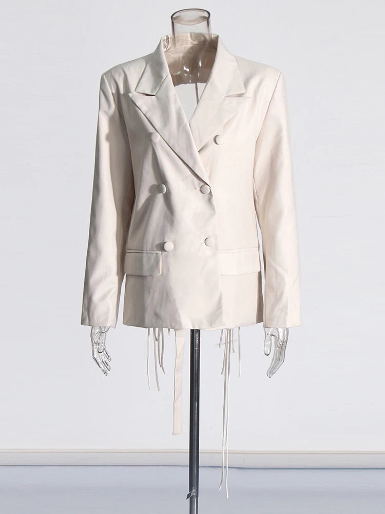 Long Sleeve Backless Slimming Coat