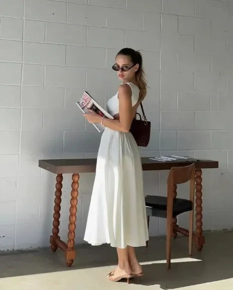 Slim Women Ruffles Dress