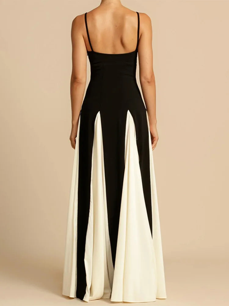 Backless Strapped Long Dress