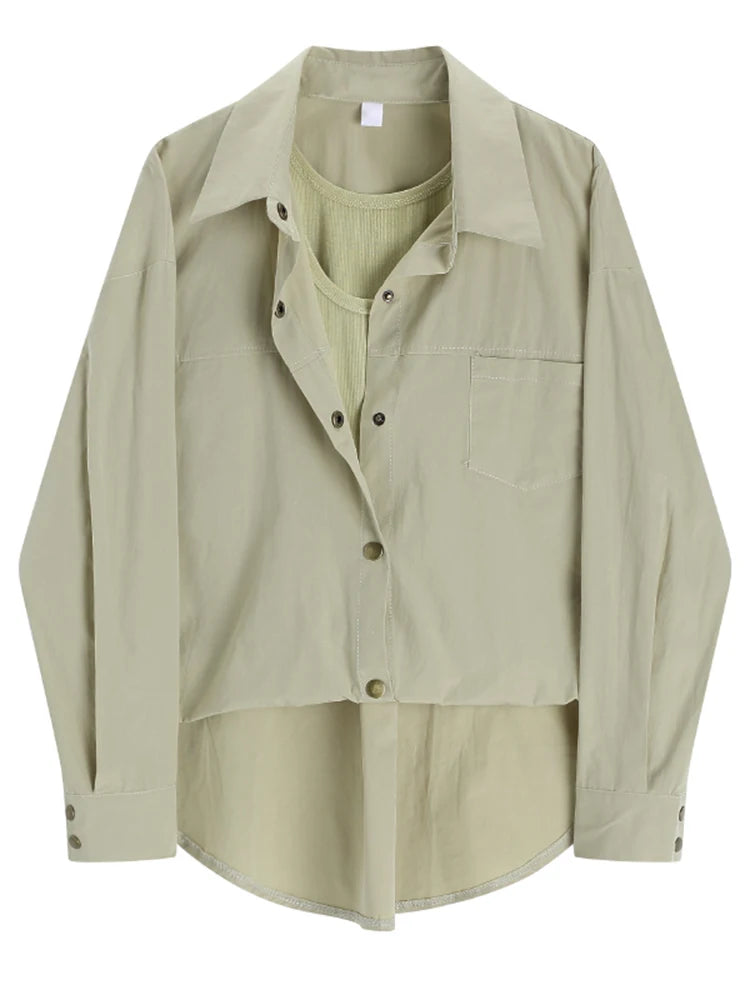 Two Pieces Casual Blouse