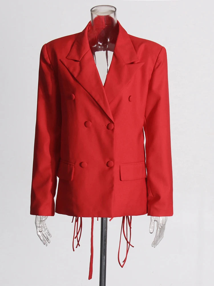 Long Sleeve Backless Slimming Coat